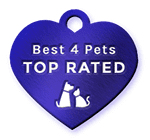 Best 4 Pets Top Rated Badge